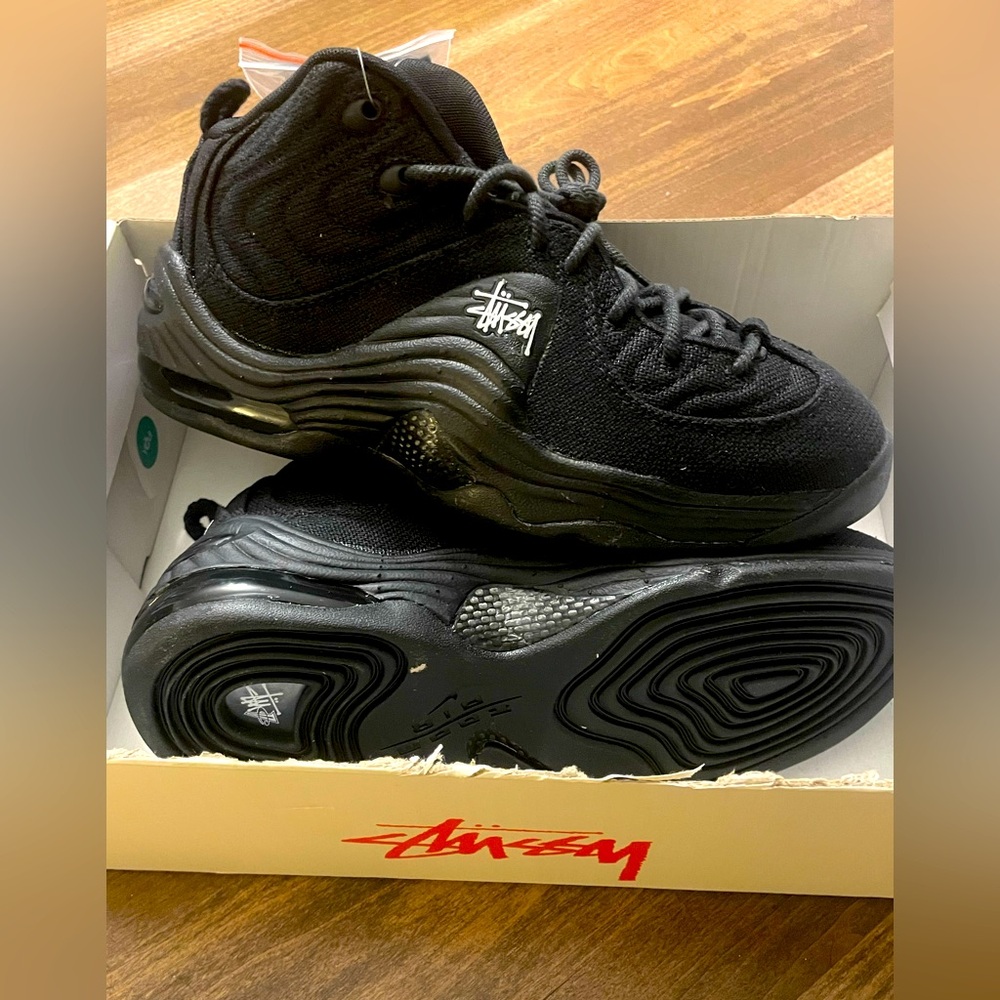 New Stussy X AIR PENNY II SP Black